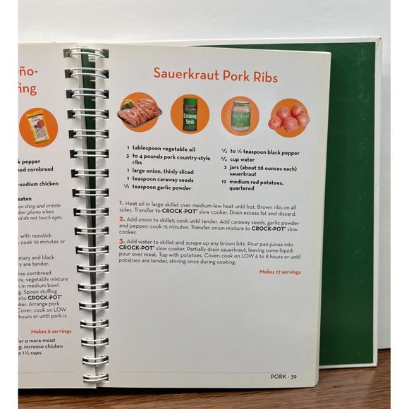 Rival Crockpot Quick & Easy Recipes Cookbook 2010 Splash Proof Pages - Picture 7 of 7
